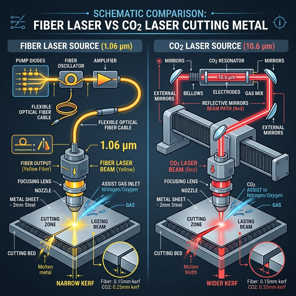 Fiber Laser vs CO2 Laser: Which One Should You Choose?