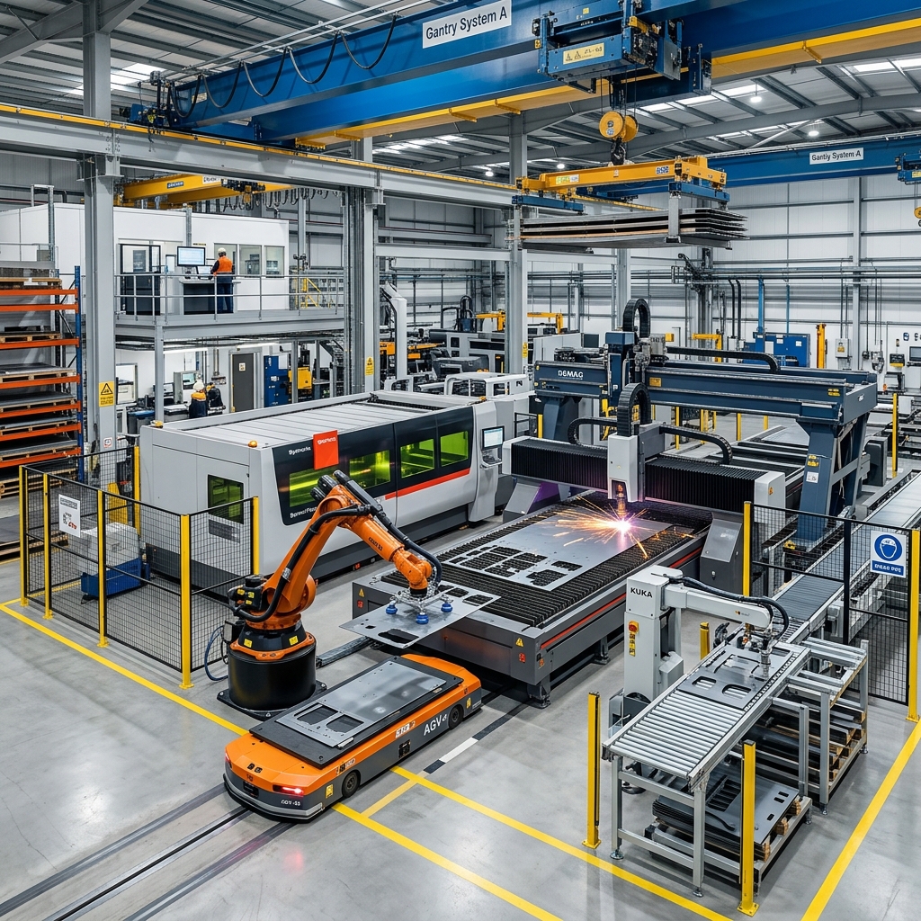 HG Star Smart Factory Laser Automation Production Line